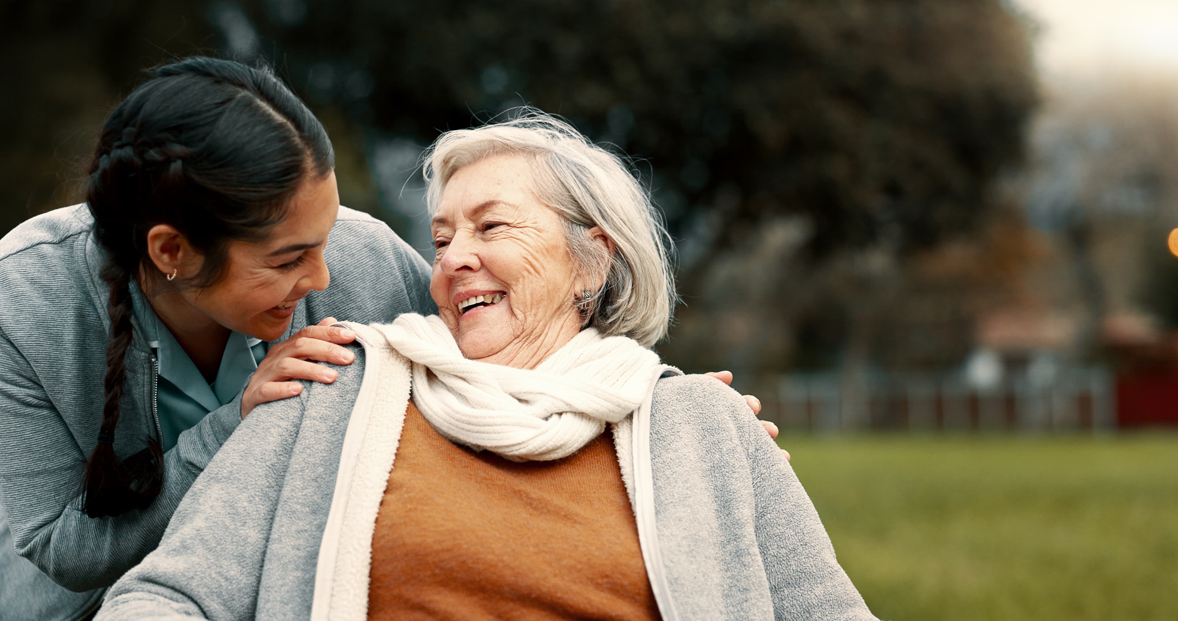 Adult woman with speech pathologist